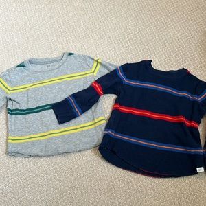 2 gap long sleeve toddler boy shirts